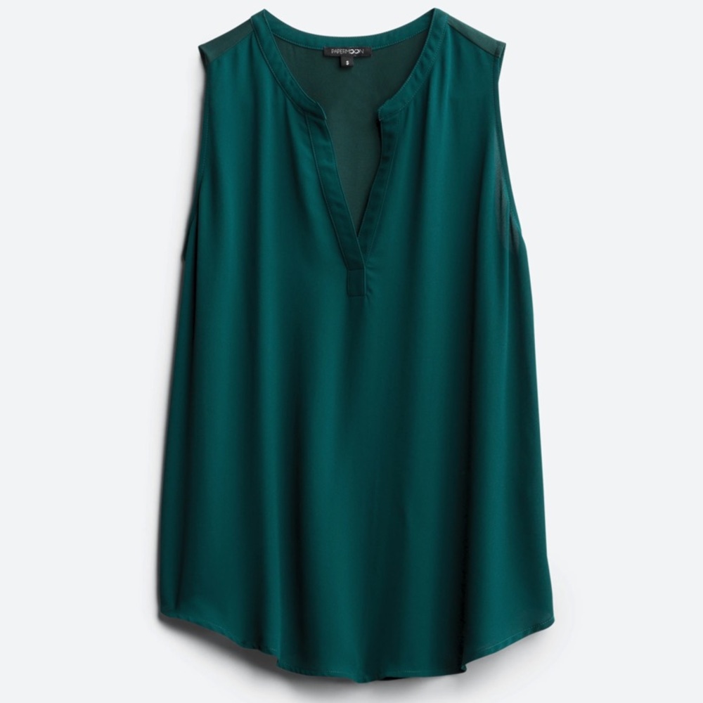 Papermoon Fayette mixed material blouse